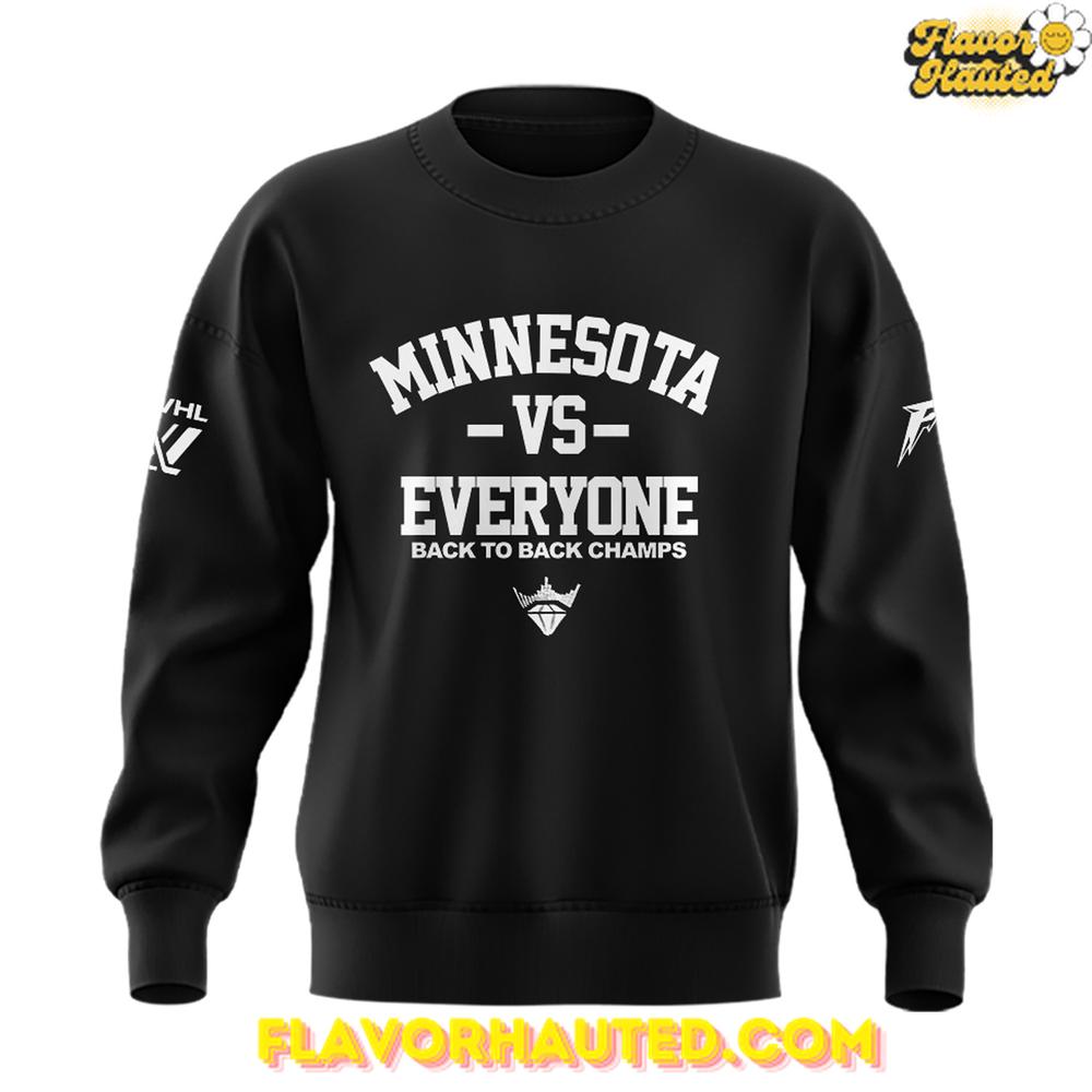 Minnesota Frost Back 2 Back Champions 2025 Special Sweatshirt Minnesota Frost Back 2 Back Champions 2025 Special Sweatshirt