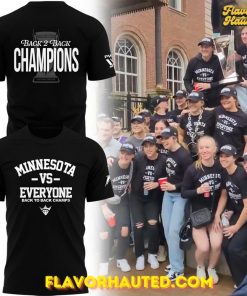 Minnesota Frost Back 2 Back Champions 2025 Special T-Shirt