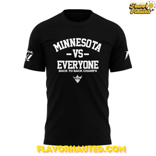 Minnesota Frost Back 2 Back Champions 2025 Special T-Shirt