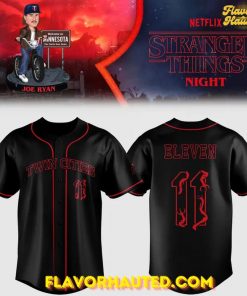 Minnesota Twins Stranger Things Night Special Jersey