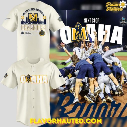 Murray State Racers 2025 Super Regional Champions Limited Edition Baseball Jersey