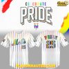 New York Mets Celebrate Pride Month 2025 Striped Baseball Jersey