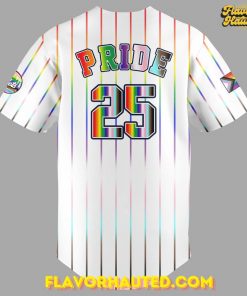 New York Mets Celebrate Pride Month 2025 Striped Baseball Jersey 3
