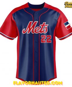 New York Mets Juan Soto Dominican Republic–themed Limited Edition Baseball Jersey
