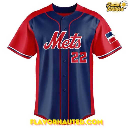 New York Mets Juan Soto Dominican Republic–themed Limited Edition Baseball Jersey