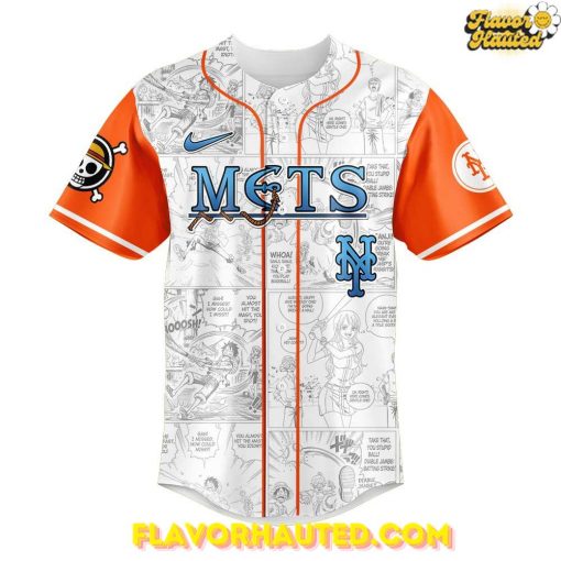 New York Mets One Piece Night Game Special Baseball Jersey
