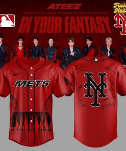 New York Mets x ATEEZ 2025 World Tour Baseball Jersey