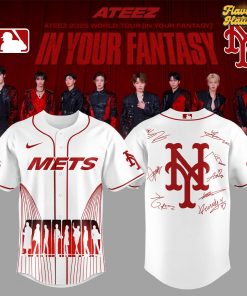 New York Mets x ATEEZ 2025 World Tour Baseball Jersey