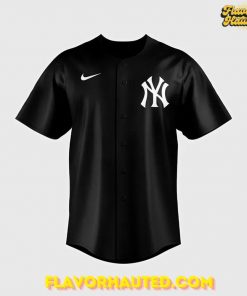 New York Yankees Aaron Judge Black Lights Out Baseball Jersey