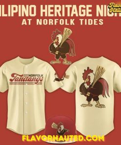 Norfolk Tides Filipino Heritage Night 2025 Special Baseball Jersey
