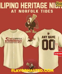 Norfolk Tides Filipino Heritage Night 2025 Special Baseball Jersey 4