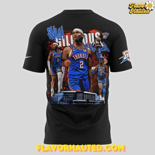 Oklahoma City Thunder Champions NBA 2025 Black T-Shirt