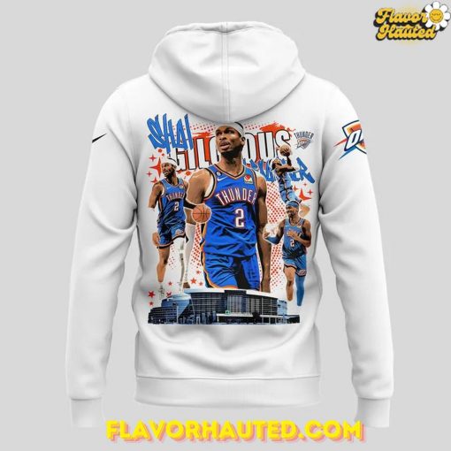 Oklahoma City Thunder Champions NBA 2025 White Hoodie