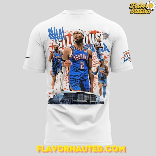 Oklahoma City Thunder Champions NBA 2025 White T-Shirt