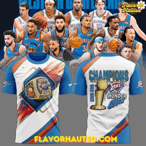 Oklahoma City Thunder NBA Champions Limited Edition 2025 T-Shirt