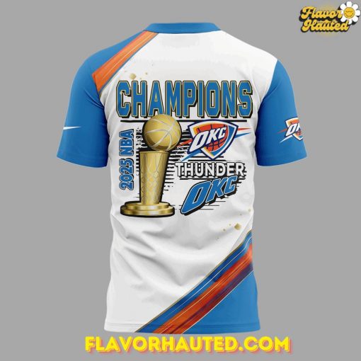 Oklahoma City Thunder NBA Champions Limited Edition 2025 T-Shirt