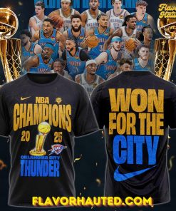 Oklahoma City Thunder “Won For The City” Special T-Shirt