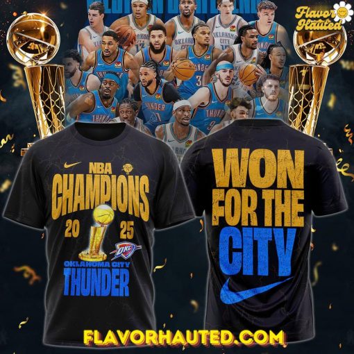 Oklahoma City Thunder “Won For The City” Special T-Shirt