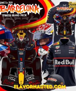 Oracle Red Bull Racing x Barcelona 2025 Special Polo Shirt