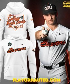 Oregon State Beavers Baseball Men's College World Series 2025 White Shirt 13