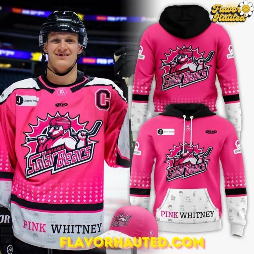Orlando Solar Bears 2025 Pink Whitney Limited Edition Hoodie