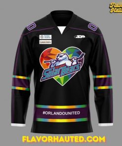 Orlando Solar Bears Pride Night 2025 Special Hockey Jersey