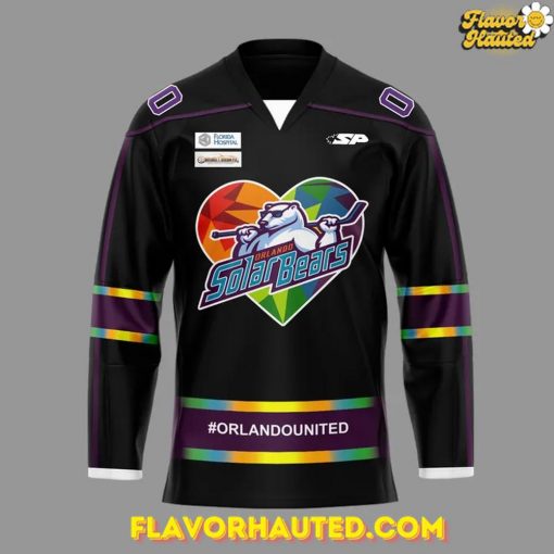 Orlando Solar Bears Pride Night 2025 Special Hockey Jersey