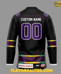 Orlando Solar Bears Pride Night 2025 Special Hockey Jersey 3