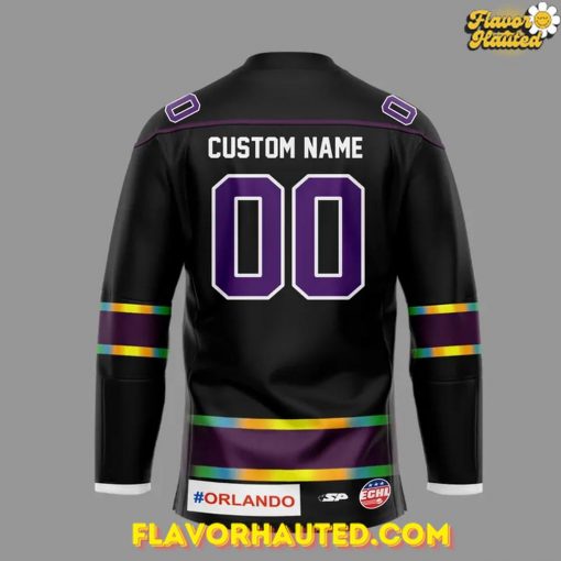 Orlando Solar Bears Pride Night 2025 Special Hockey Jersey