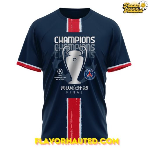 Paris Saint-Germain F.C. Champions League Winner 2025 T-Shirt