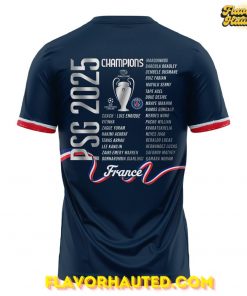 Paris Saint Germain F.C Champions League Winner 2025 T Shirt 3