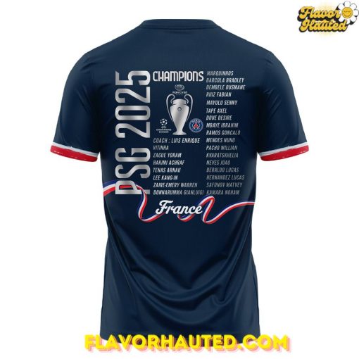 Paris Saint-Germain F.C. Champions League Winner 2025 T-Shirt