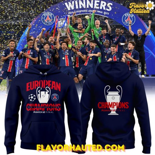 Paris Saint-Germain UCL 2025 European Champions Special Hoodie
