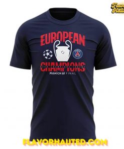 Paris Saint-Germain UCL 2025 European Champions Special T-Shirt