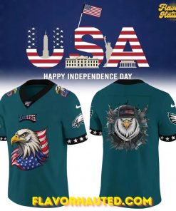 Philadelphia Eagles 2025 Independence Day Special Football Jersey