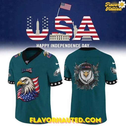Philadelphia Eagles 2025 Independence Day Special Football Jersey
