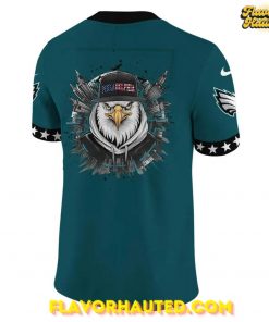Philadelphia Eagles 2025 Independence Day Special Football Jersey 3