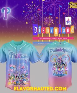 Philadelphia Phillies Celebrating Disneyland’s 70th Exclusive Special Jersey