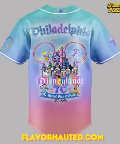 Philadelphia Phillies Celebrating Disneyland’s 70th Exclusive Special Jersey 3