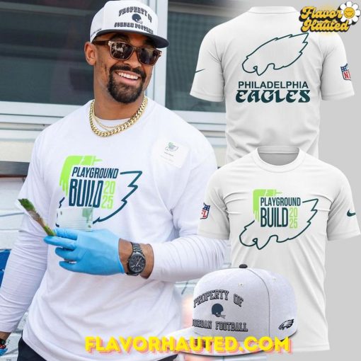 Playground Build Philadelphia Eagles Stroke Special Edition T-Shirt