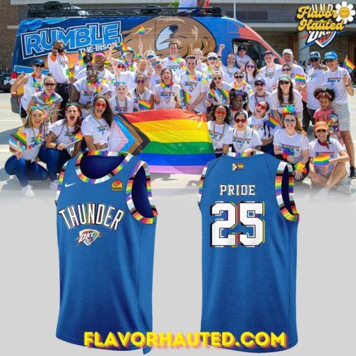 Pride 25 OKC Thunder Special Edition Basketball Jersey