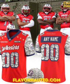 Quad City Steamwheelers Military Appreciation Night 2025 Special Football Jersey
