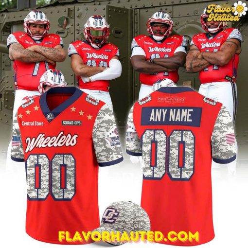 Quad City Steamwheelers Military Appreciation Night 2025 Special Football Jersey