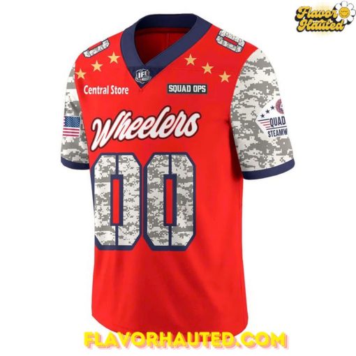 Quad City Steamwheelers Military Appreciation Night 2025 Special Football Jersey