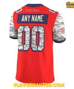 Quad City Steamwheelers Military Appreciation Night 2025 Special Football Jersey 3