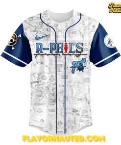 Reading Fightin Phils One Piece Night Game Special Baseball Jersey