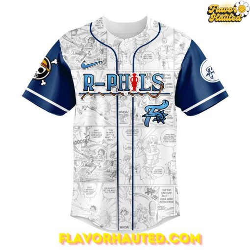 Reading Fightin Phils One Piece Night Game Special Baseball Jersey