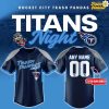 Rocket City Trash Pandas x Tennessee Titans Night Baseball Jersey