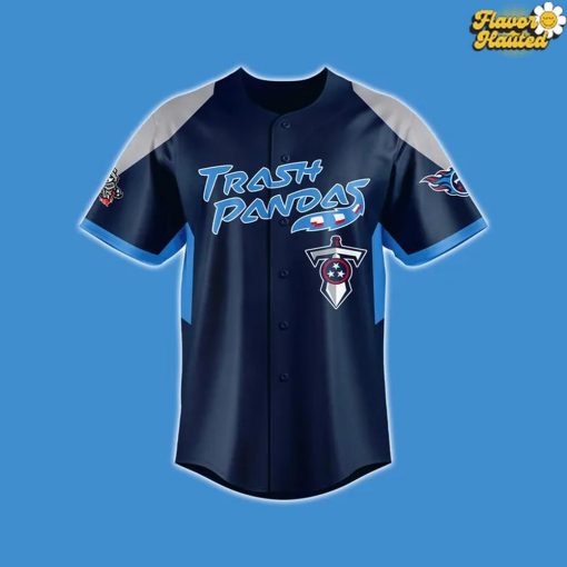 Rocket City Trash Pandas x Tennessee Titans Night Baseball Jersey