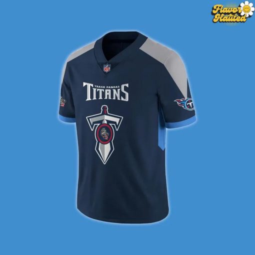 Rocket City Trash Pandas x Tennessee Titans Night Football Jersey